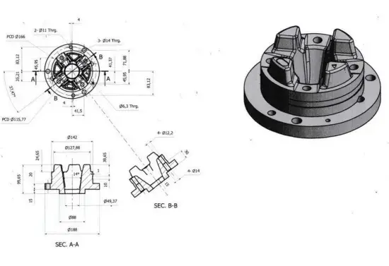 Engineer bekerja dengan CAD sebagai ilustrasi optimasi desain teknik